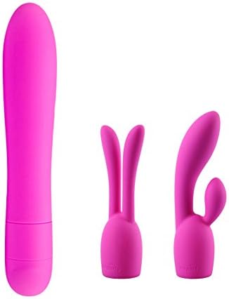 ABYON Sex Vibrant for Women-Vibration Breast Vulva and Clitoris Masturbator-7-frequency Wireless Waterproof Wand Massager in Pink