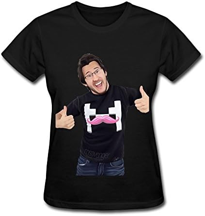 Xinbao Womens Markiplier T-shirt M Black