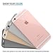 Hallogy iPhone 6s(4.7) Clear Case, Liquid Skin, iPhone 6 Case Soft Flexible Extremely Thin Gel TPU Cover