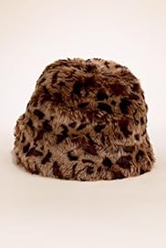 Per Una Animal Print Faux Fur Pull On Hat