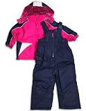 Rugged Bear - Toddler Girls 2 Piece Snowsuit