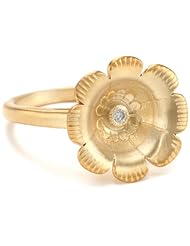Katie Diamond "Mendhi" Yellow Gold Diamond Ring