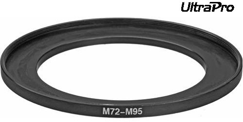 UltraPro Step-Up Adapter Ring 72mm Lens to 95mm Filter Size