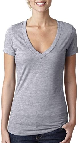 Next Level 6640 Ladies The CVC Deep V-Neck