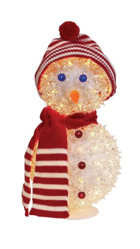 GKI/Bethlhem Lighting Indoor/Outdoor 2-Ball Snowman Sphere 146 Clear Mini Lights