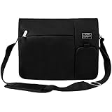 Italey Laptop Messenger Bag for up to 15.6 inch Laptops - Inspiron, MacBook, Aspire, Satellite, ROG, Flip, Thinkpad, & Others