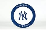 NEW YORK YANKEES 4 Piece Set of Melamine DINNER PLATES by WeSellSports