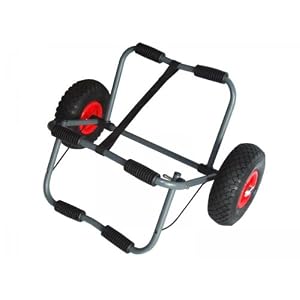 Folding Deluxe Kayak Cart (Gray/Black) (16