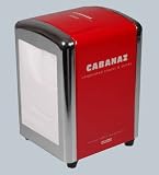 Produkt-Bild: 1002133  Tissue / Serviettenspender CABANAZ ROT NOSTALGIE RETRO STYLE