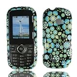 For Verizon Lg Cosmos 2 Vn251 Accessory - Neon Flower Design Hard Case Cove ....