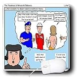 Rich Diesslins Funny Theology Cartoons - Luther - The Priesthood of Almost All Believers - Mouse Pads