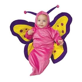 Rubies Costume Co. Deluxe Baby Bunting, Butterfly Costume, 1 to 9 Months