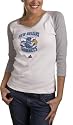 New Orleans Hornets -Junior's- Sugar Logo V-Neck 3/4 Sleeve Raglan Tee