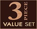 Pure Cedar 3 Piece Closet Accessory Set