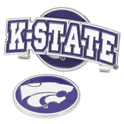 Kansas State Wildcats Slider Hat Clip W/ Golf Ball Marker - Ncaa College Athletics