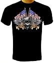 World Class Bikes American Flag Motorcycle T-shirt