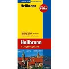 Falk Stadtplan Extra Standardfaltung Heilbronn