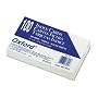 Recycled Oxford Index Cards, Unruled, 3"x5", White, 100/Pack ESS30