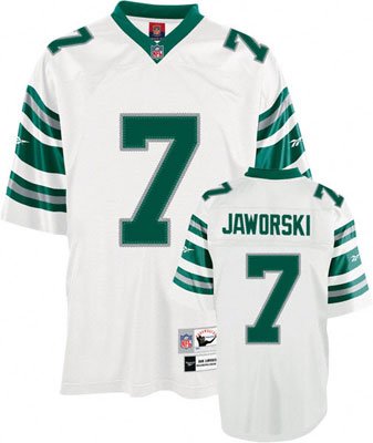 Ron Jaworski #7 Philadelphia Eagles (Med.) Reebok Onfield White Jersey