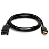 NEW 6ft HDMI 1.3 M F Gold Extension Cable Link for HDTV
