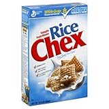 General Mills, Chex, Rice Chex, Gluten Free, Oven Toasted Rice Cereal, 12.8oz Box (Pack of 4)