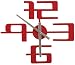 Umbra Big Time Wall Clock, Red