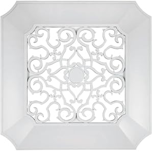 Panasonic FV-GL3TDB 14-1/2-Inch ABS Designer Vent Grille White Finish