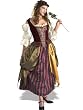 Sexy Renaissance Maiden Costume Gypsy Wench Peasant Style Dress Midieval Era