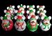 One Dozen (12) Rubber Ducky CHRISTMAS MICE Holiday Mouse Ducks ~ Party Favors Image