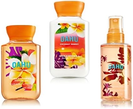 BATH AND BODY WORKS,OAHU COCONUT SUNSET GIFT SET..