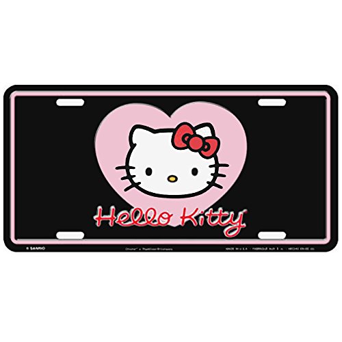 Chroma 001964 'Hello Kitty' Metal Tag License Plate