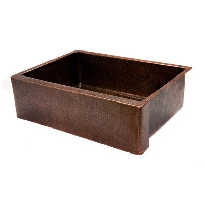 Premier 30 Copper Hammered Kitchen Apron Sink KASDB30229
