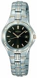 Seiko Ladies Black Dial Gold Marker Bracelet Watch - SEKSXDA90P9