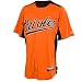 MLB Men's Baltimore Orioles Short Sleeve Authentic Button Front Home Cool Base Batting Practice Jers