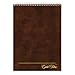 TOPS PRODUCTS 20813 Gold Fibre Wirebound Legal Pad, Letter, White, Grey Cover, 70 Sheets