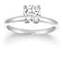 10k White or Yellow Gold Round Diamond Solitaire Engagement Ring (3/4 ct, J-K Color, I2-I3 Clarity)