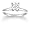 10k White Gold Round Solitaire Diamond Engagement Ring (3/4 ct, J-K Color, I2-I3 Clarity), Size 5