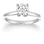10k White or Yellow Gold Round Diamond Solitaire Engagement Ring (1/2 ct, J-K Color, I2-I3 Clarity)