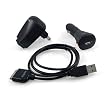 USB CAR WALL CHARGER FOR SANDISK SANSA e250 E200 E280