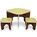 Sprigs Table and 2 Stool Set