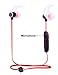 Bluetooth Headset, Basstyle Wireless Bluetooth Headphones 4.1 with Microphone Sporty Earphone In-ear w/ Magnet Attraction Earbuds for Apple iPhone iPod iPad iMac Macbook and Android (TB-1019CF Red)