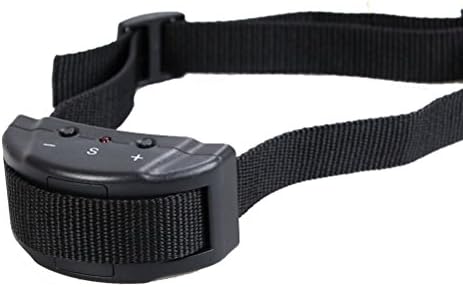 Meet Color Bark Dog Collar Electric Advanced Anti Bark Shock Control Collar with 7 Levels Button Adjustable Sensitivity Control Black