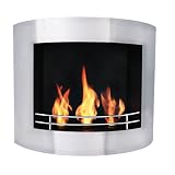 SILVIO Wall Mounted Bio Ethanol Fuel Fireplace