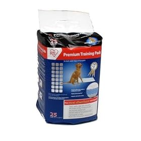 IRIS Neat 'n Dry Floor Protection and Training Pads for Puppies and Dogs of All Ages, Regular, 25-Count (Packaging Varies)