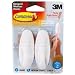 Kitchen & Housewares : 2 x Medium Bathroom Hooks With Command® Water Resistant Strips