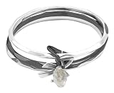 Fossil Bracelet - Charm Bangle (Color: Silver)
