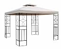 Gartenpavillon 3x3m Pavillon Romantika Pavillion BEIGE
