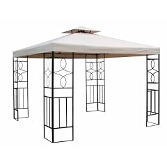 Gartenpavillon 3x3m Pavillon Romantika Pavillion BEIGE