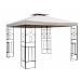 Gartenpavillon 3x3m Pavillon Romantika Pavillion BEIGE