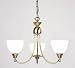Kitchen & Housewares : 1805 3 Light Pendant Antique Brass (1805-3AN)